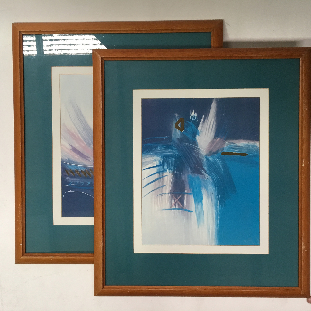 ARTWORK, Print (Medium) - Blue Abstract